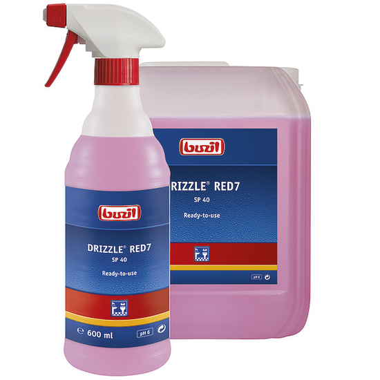 Buzil Drizzle red7 SP 40 - 600ml Sanitr Unterhaltsreiniger SP40-0600