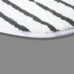 Microfaser Padscheibe in wei mit grauen Streifen 533mm...