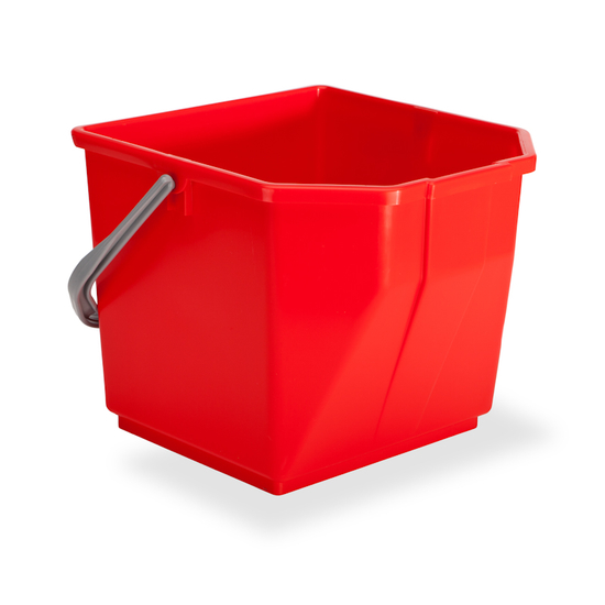Premium Eimer 15 Liter rot passend f�r Reinigungswagen von trolley-system.com