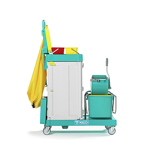 Reinigungswagen Kulta 340 aus hochwertigen Kunststoff von trolley-system.com