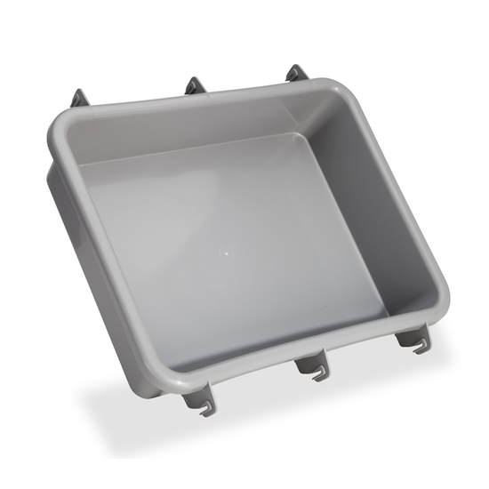 Premium mittlere Schale gro in grau von trolley-system.com