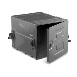 Premium Reinigungsmittelbox in grau von trolley-system.com