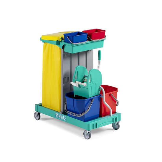 Reinigungswagen Kulta 120 aus hochwertigen Kunststoff von trolley-system.com