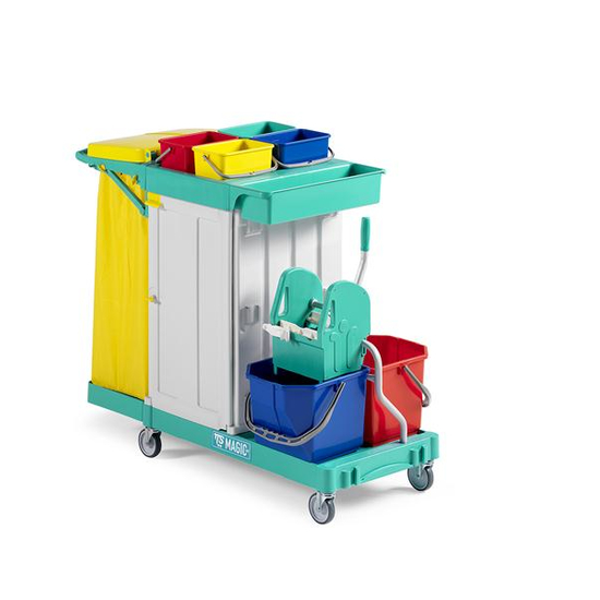 Reinigungswagen Kulta 360 Super aus hochwertigen Kunststoff von trolley-system.com