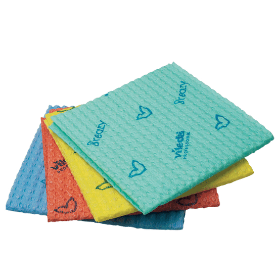 Vileda Breazy rot 35x35,5cm Kurzzeit-Wischtuch I 120129