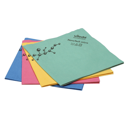 Vileda NanoTech micro rot Microfasertuch 38x40cm, 5 Stck - 128607