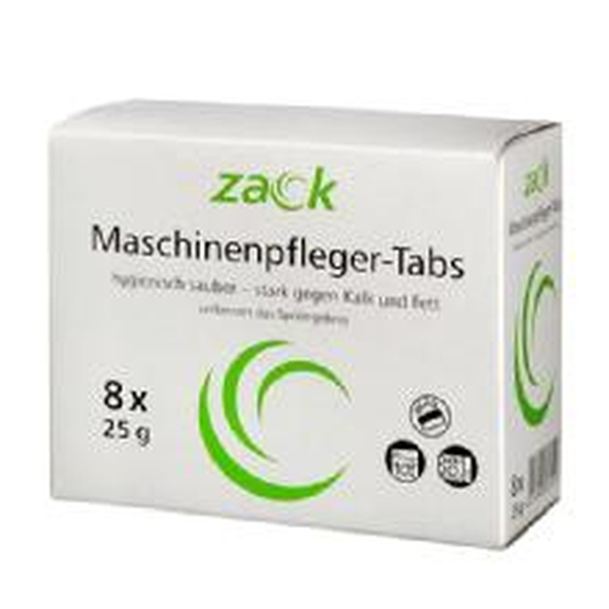 Zack Maschinenpfleger Tabs, 8 Tabs pro Packung