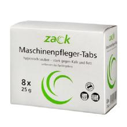 Zack Maschinenpfleger Tabs, 8 Tabs pro Packung