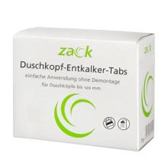Zack Duschkopf-Enkalker-Tabs, 3 Tabs + 3 Entkalkungsbeutel
