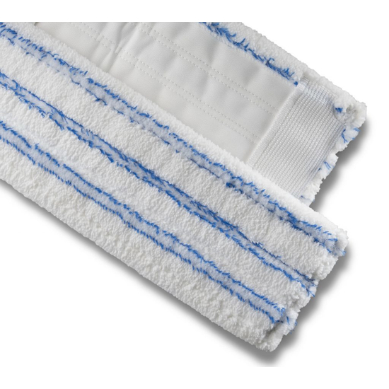 Mopptex Mikrofaser Flachpressenmopp PREMIUM blau gestreift 40 cm