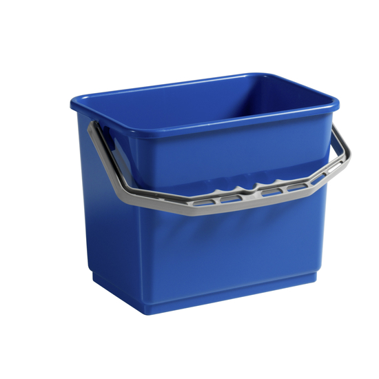 Kunststoffeimer 4l klein fr Reinigungswagen in blau von trolley-system.com