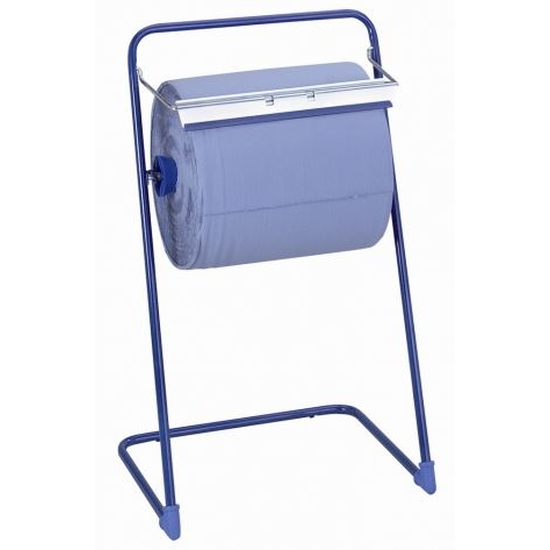 Katiclean Bodenstnder fr Putztuchrollen aus Metall blau