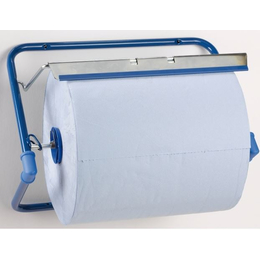 Katiclean Wandhalter für Putztuchrollen aus Metall in blau