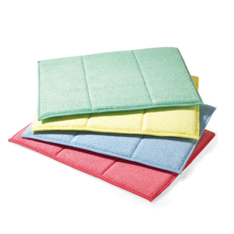 Mega Clean Mikrofaser Schwammtuch 17x23cm gelb